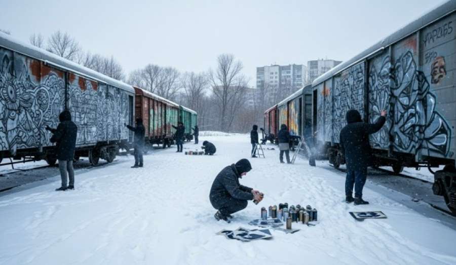 В Новосибирской области завершено дело против граффитистов-гастролеров