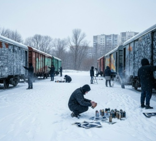 В Новосибирской области завершено дело против граффитистов-гастролеров