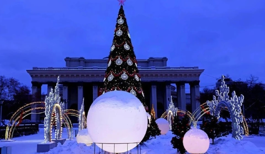 Новогодняя ночь в Новосибирске обещает быть теплой и почти без осадков