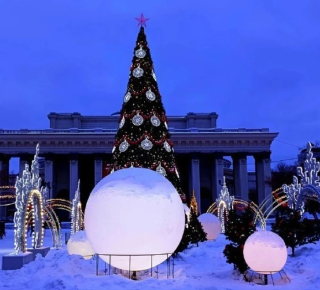 Новогодняя ночь в Новосибирске обещает быть теплой и почти без осадков