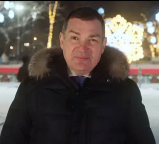 Мэр Максим Кудрявцев поздравляет новосибирцев с наступающим Новым годом! Видео