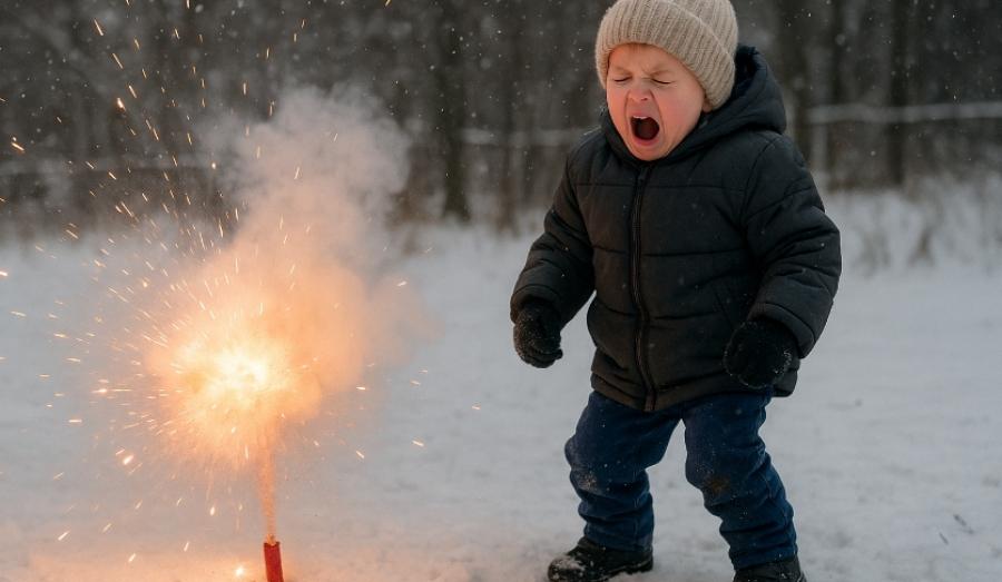 В Бердске мальчик пострадал от пиротехники в новогоднюю ночь