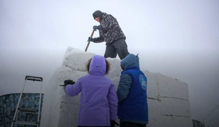 Новосибирск готовится к открытию XXVI Сибирского конкурса-фестиваля снежной скульптуры