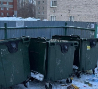 В Новосибирске мусоровозы не могут подъехать к контейнерным площадкам из-за нечищенных дворов