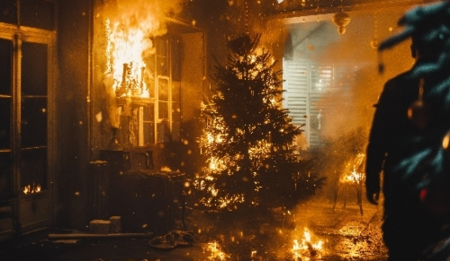 Новосибирске в период с 1 по 11 января произошло около 50 пожаров