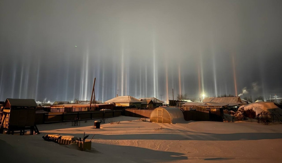 Удивительное явление в небе над Чистоозёрным
