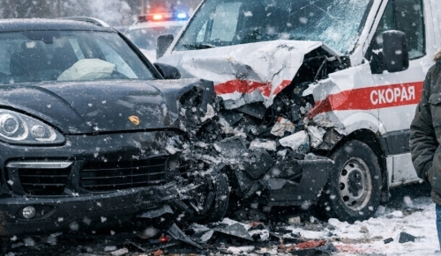 Новосибирец на Porsche спровоцировал смертельное ДТП с участием скорой