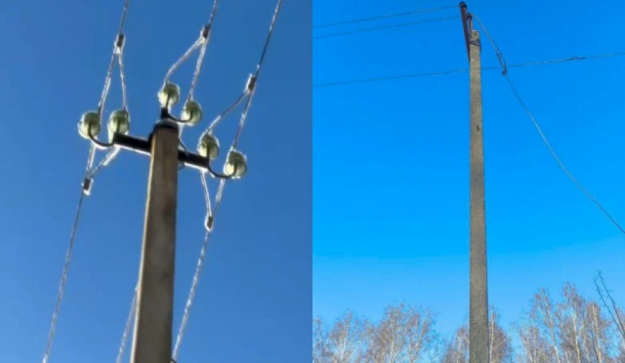 Из-за морозов сибиряки остались без электричества