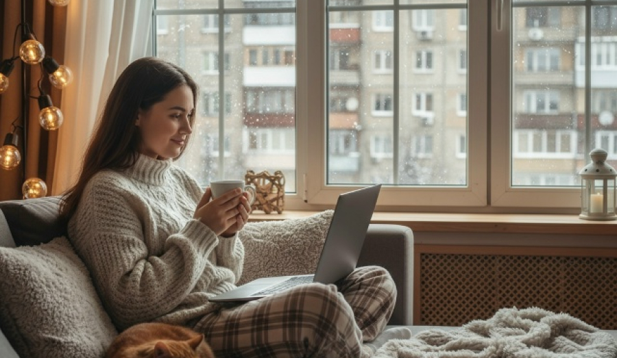 Работа из дома при морозах: новая инициатива в Госдуме