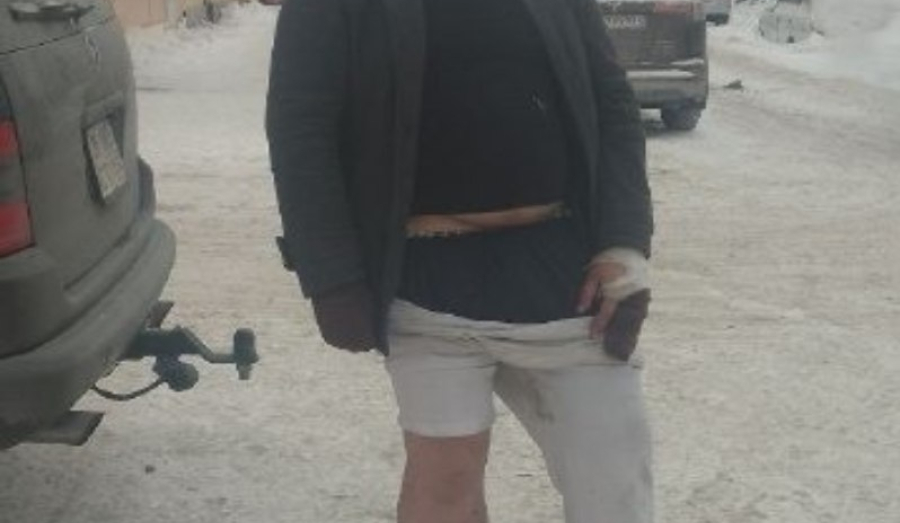 Болельщик ХК «Сибирь» в трусах напугал жителей Новосибирска