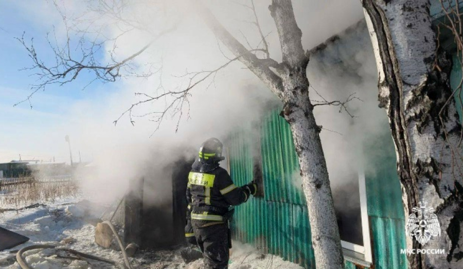 Двое мужчин и женщина погибли при пожаре под Новосибирском