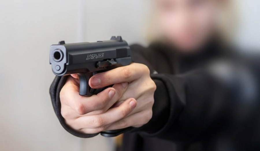 Стрельба из "Добрыни" под Новосибирском