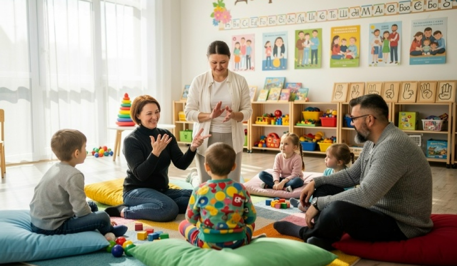 В Новосибирске открылся первый клуб для глухих родителей