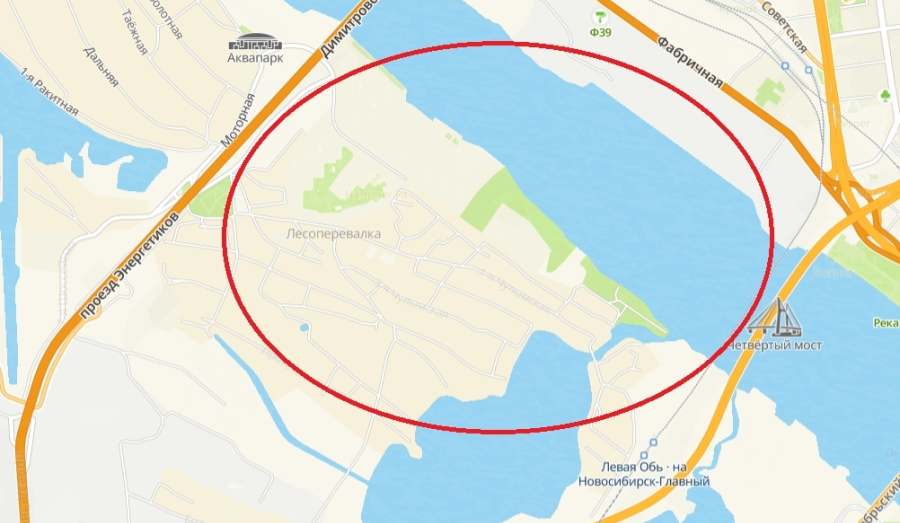 На левом берегу Оби в Новосибирске появится набережная