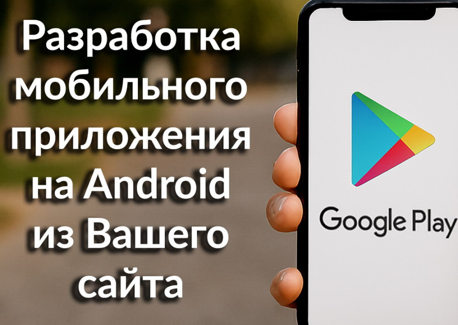 Разработка мобильного приложения на Android из Вашего сайта