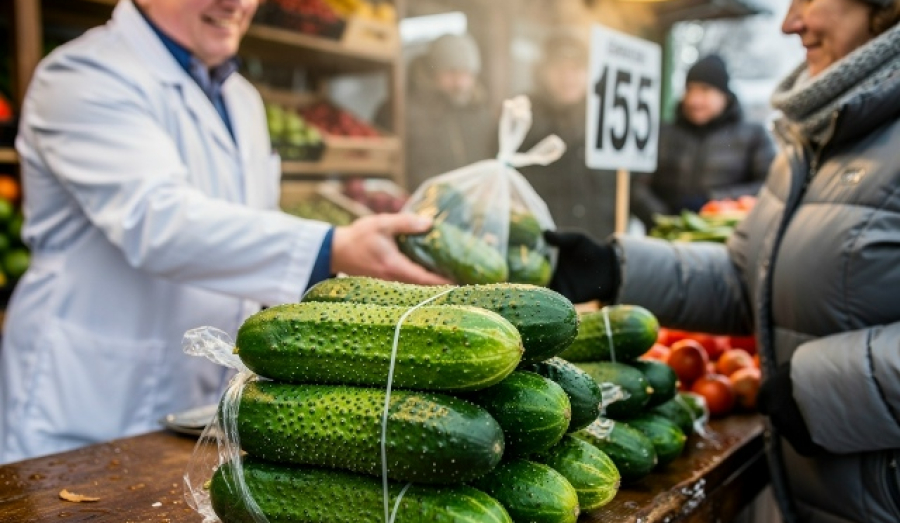 Огурцы резко подешевели в Новосибирске