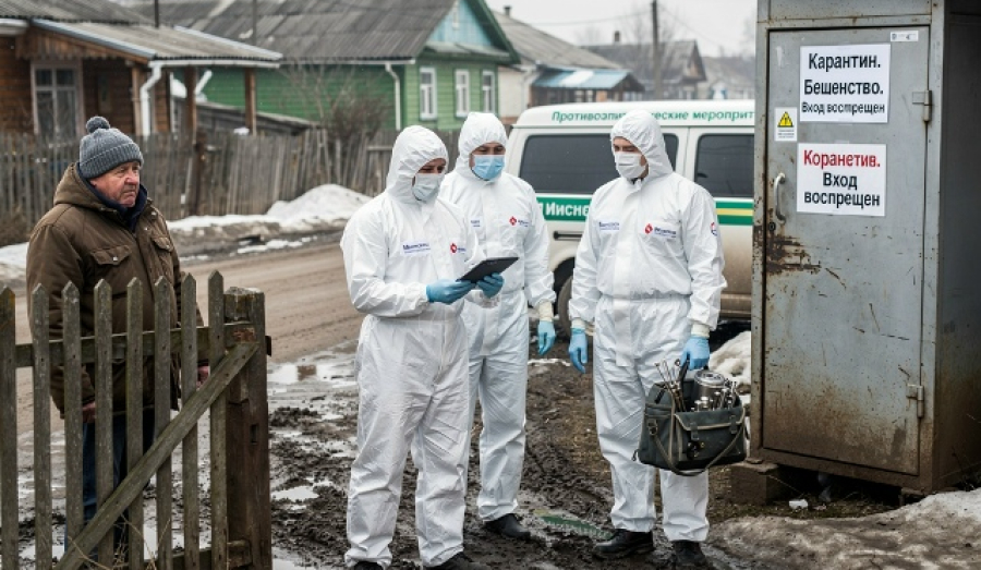 Карантин по бешенству в четырёх сёлах Новосибирской области