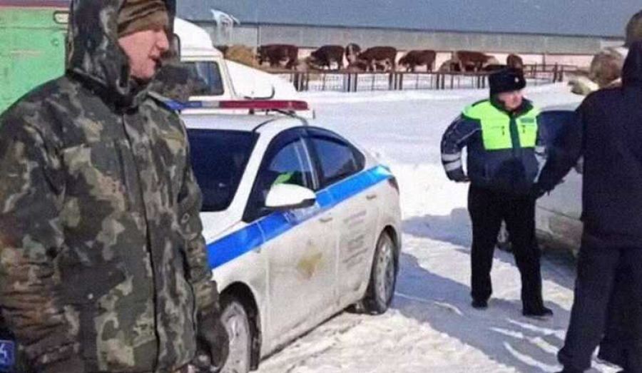 Козиха: въехала колонна силовиков для уничтожения скота