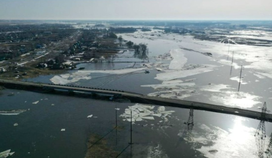 Почти вся территория Новосибирской области оказалась под угрозой паводка