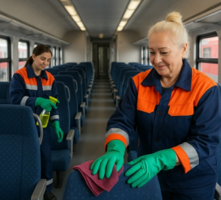 Мойщик-уборщик электропоездов