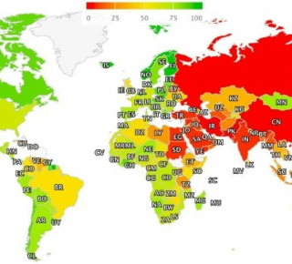 Россия — предпоследнее место по свободе интернета