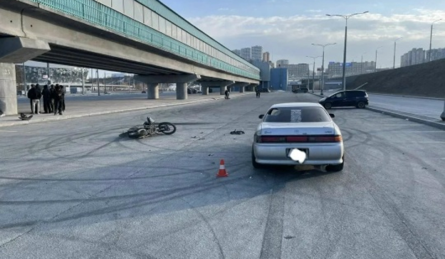 ДТП с участием несовершеннолетнего водителя питбайка