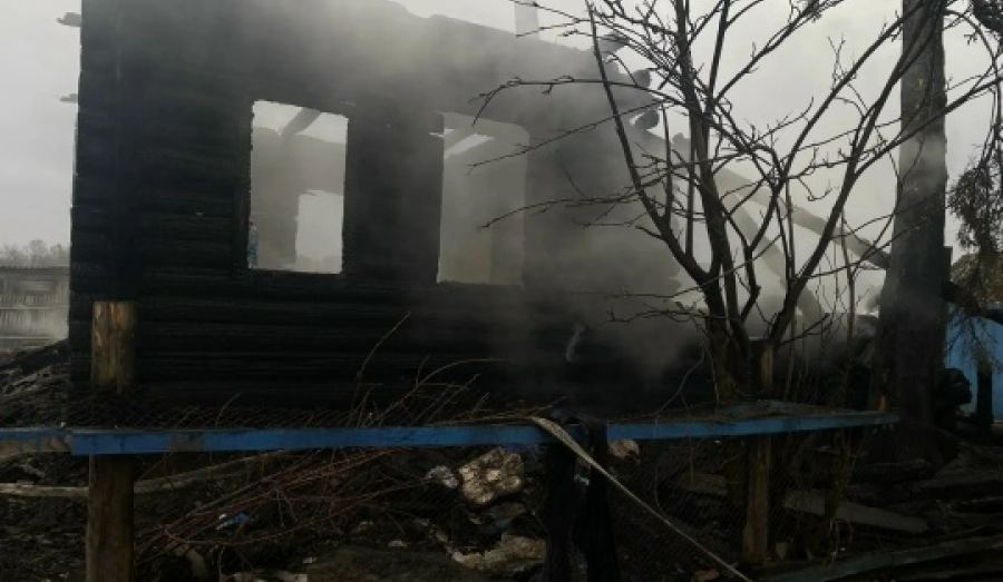 Мать и двое детей погибли на пожаре в деревне Колбаса