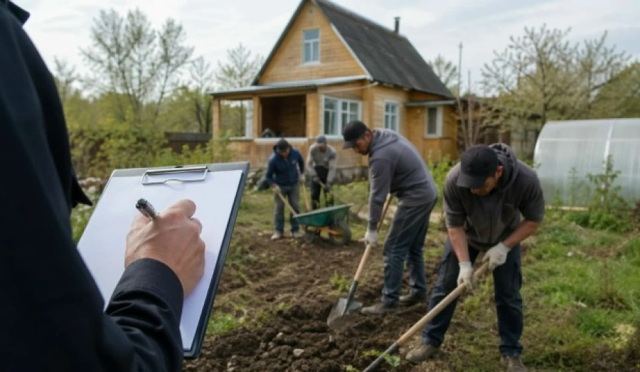 Дачникам грозят штрафы за найм нелегальных иностранцев