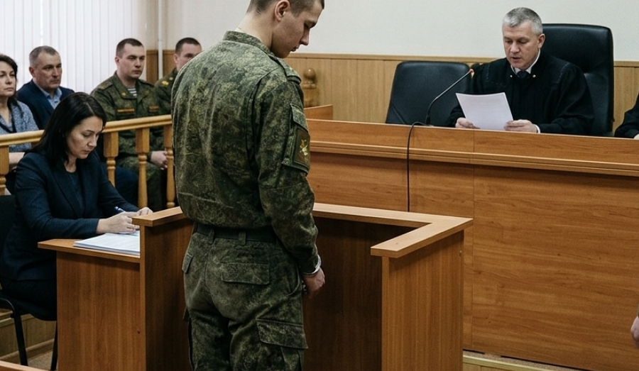 Военный суд назначил условный срок за самовольное оставление части