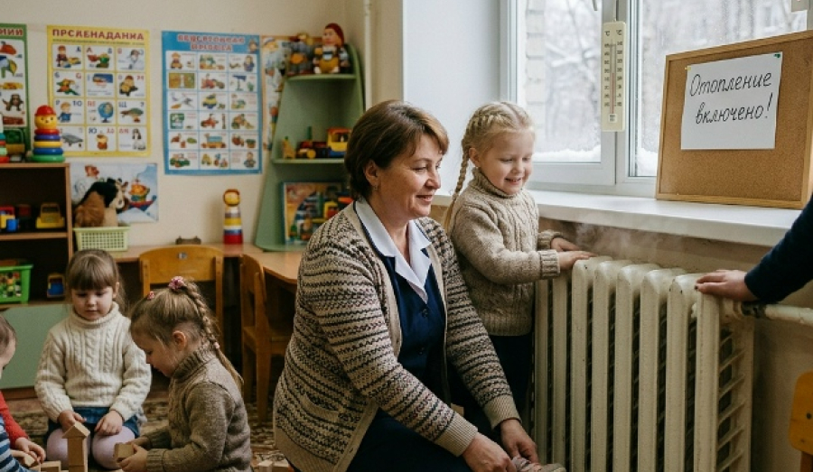 В детсадах Новосибирской области возвращают отопление