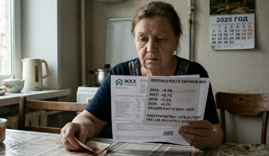 Тарифы ЖКХ вырастут на 36% к 2029 году