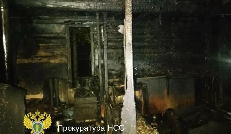 Житель Новосибирска поджег дом с матерью и ребенком