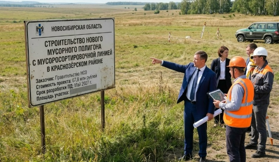 В Новосибирской области построят новый мусорный полигон