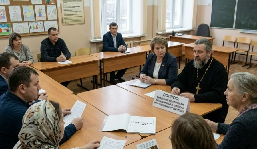В РПЦ предложили ввести в школах должность священника