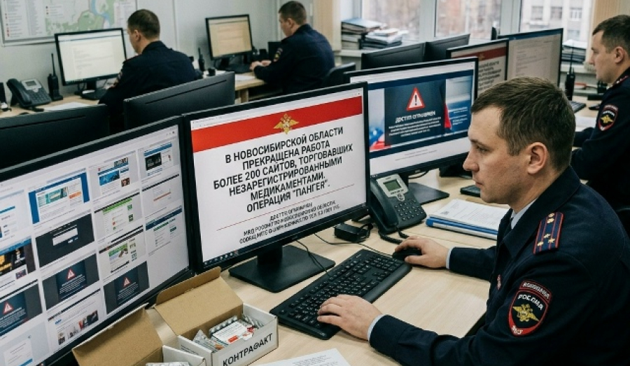 В Новосибирской области закрыто 200+ сайтов с незарегистрированными лекарствами