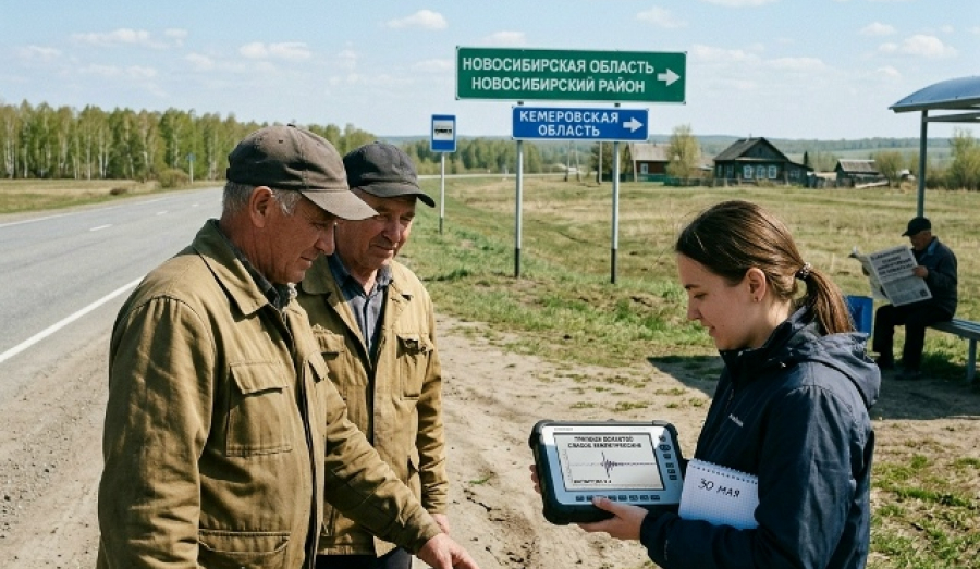 На границе Новосибирской области произошло землетрясение