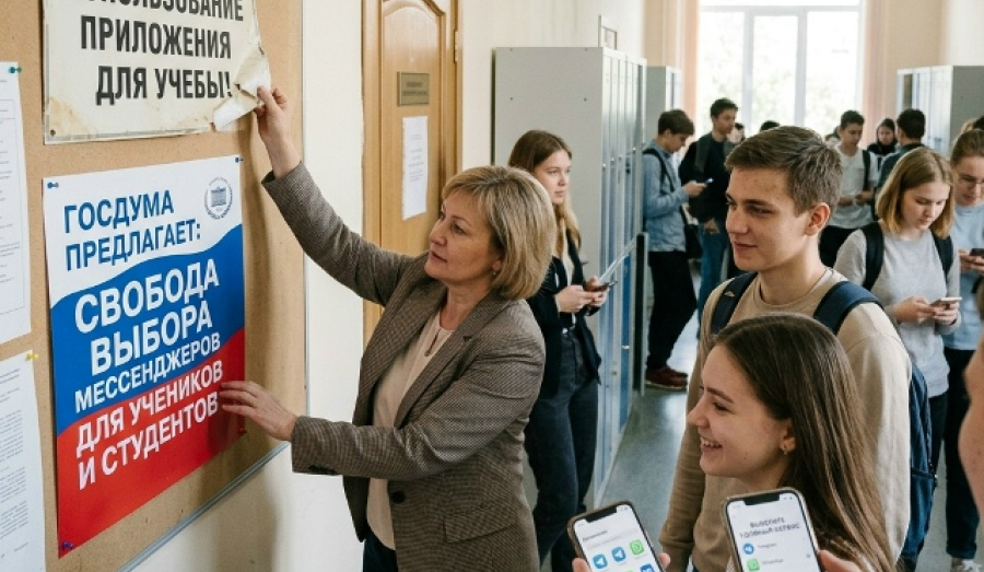 В России предложили запретить навязывать мессенджеры школам