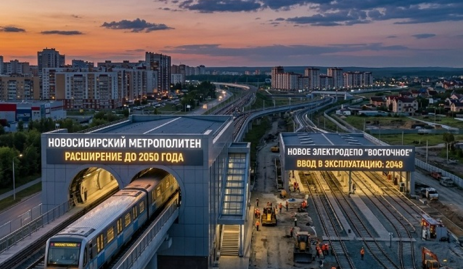 Метро Новосибирска расширят за границы города к 2050 году