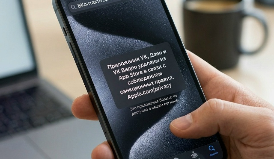 Apple удалила приложения VK из App Store из-за санкций