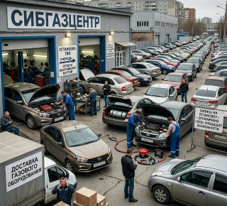 Новосибирцы массово переходят на газ из-за дефицита бензина