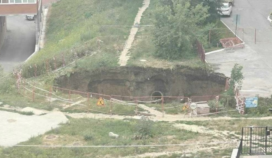 Устранение провала на Горском займет три недели
