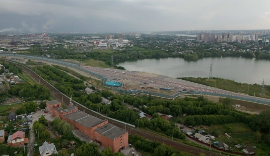 На четвертом мосту в Новосибирске строят пункт оплаты на 22 полосы