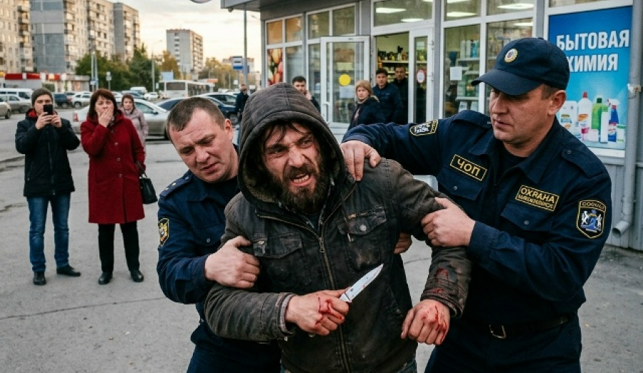 Задержан мужчина, нападавший с ножом на прохожих