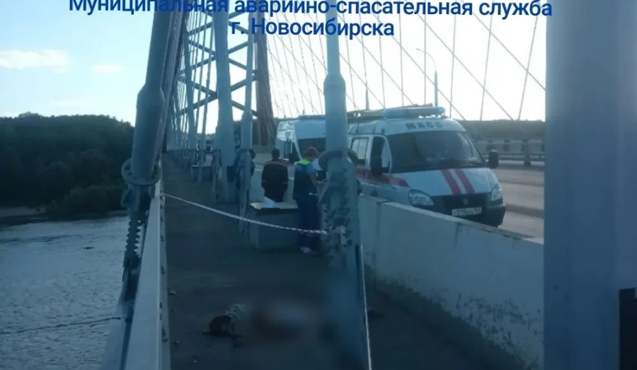 Трагедия на Бугринском мосту: мужчина упал и погиб