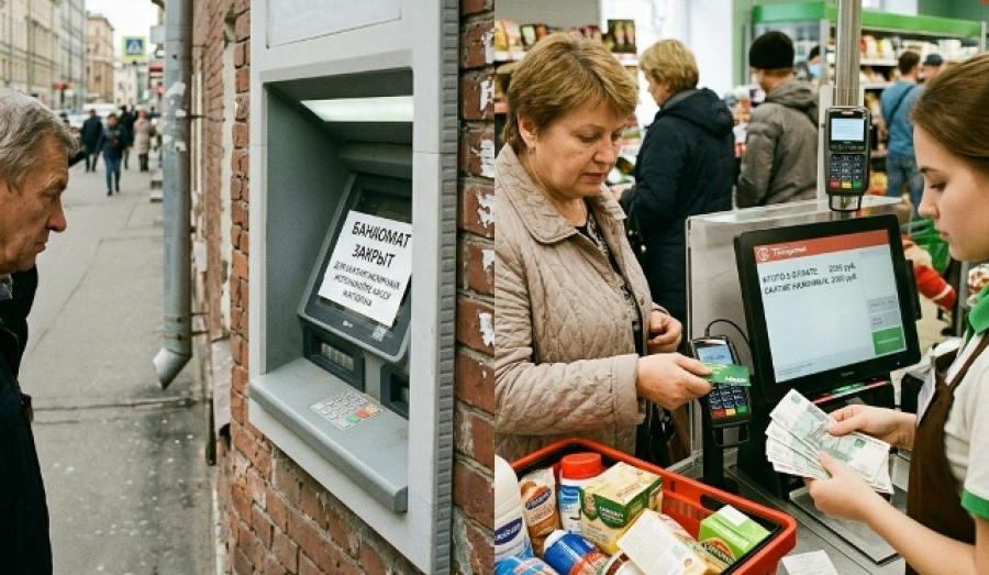 Банкоматы заменяют на кассы в магазинах