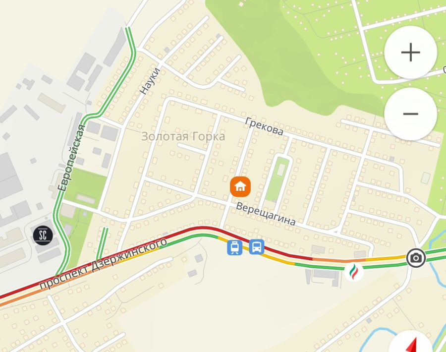 О состоянии дорог и тротуаров в ТОС «Золотая Горка»
