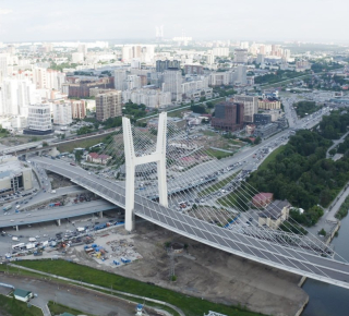 Половина связок четвёртого моста через реку Обь будет работать после открытия движения