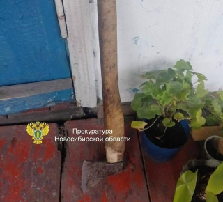 Новосибирец угрожал знакомому зарубить его топором