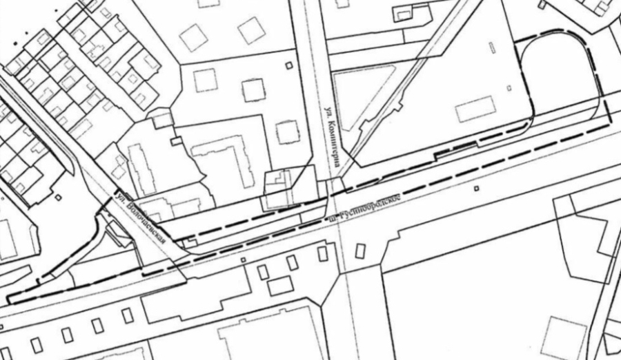 Трамвайная линия в Новосибирск до автовокзала "Восточный"