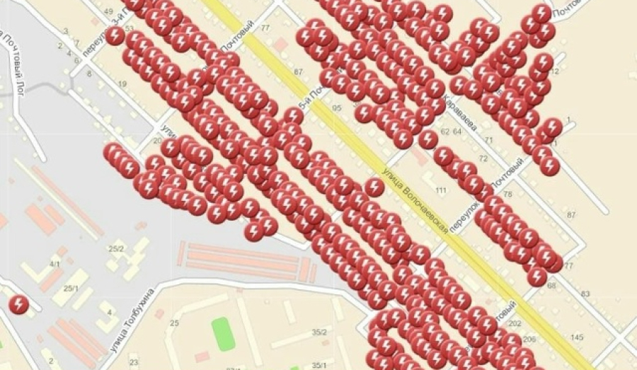 В Новосибирске более 600 домов остались без света из-за аварии
